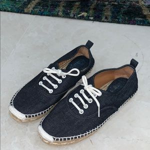 Espadrille denim sneaker